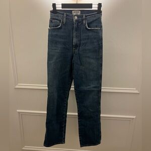 Agolde Women's Pinch Waist Jeans in Medium Wash Blue